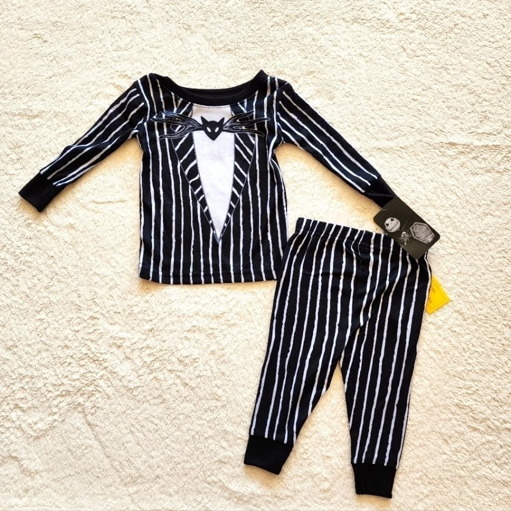 New boy's the Nightmare before Christmas Jack pajama set size 12months- 10/12